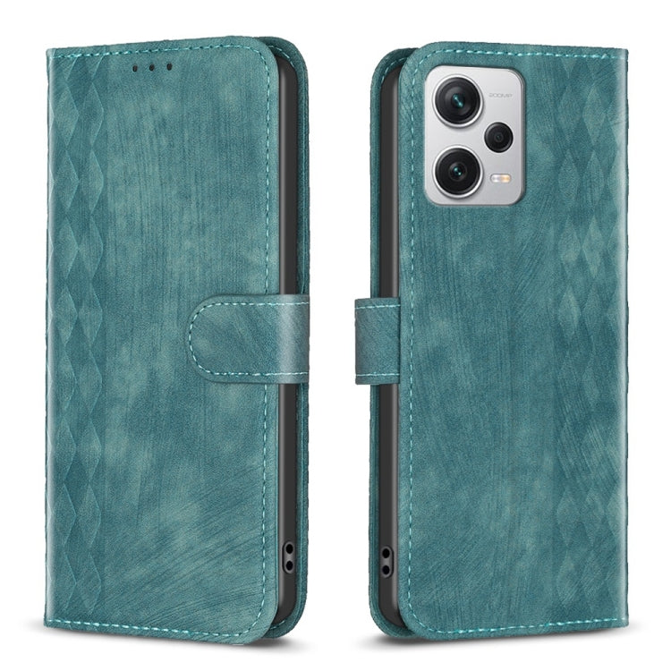 Plaid Embossed Leather Phone Case, For Xiaomi Redmi Note 12S 4G / Note 11, For Xiaomi Redmi Note 12 4G Global, For Xiaomi Civi 3 5G, For Xiaomi Redmi A1 / A1+, For Xiaomi Redmi Note 12 Pro+ Global, For Xiaomi Redmi Note 12 Pro Global                   ...
