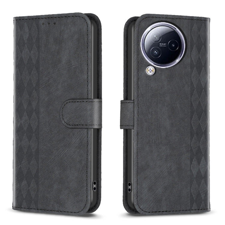 Plaid Embossed Leather Phone Case, For Xiaomi Redmi Note 12S 4G / Note 11, For Xiaomi Redmi Note 12 4G Global, For Xiaomi Civi 3 5G, For Xiaomi Redmi A1 / A1+, For Xiaomi Redmi Note 12 Pro+ Global, For Xiaomi Redmi Note 12 Pro Global                   ...