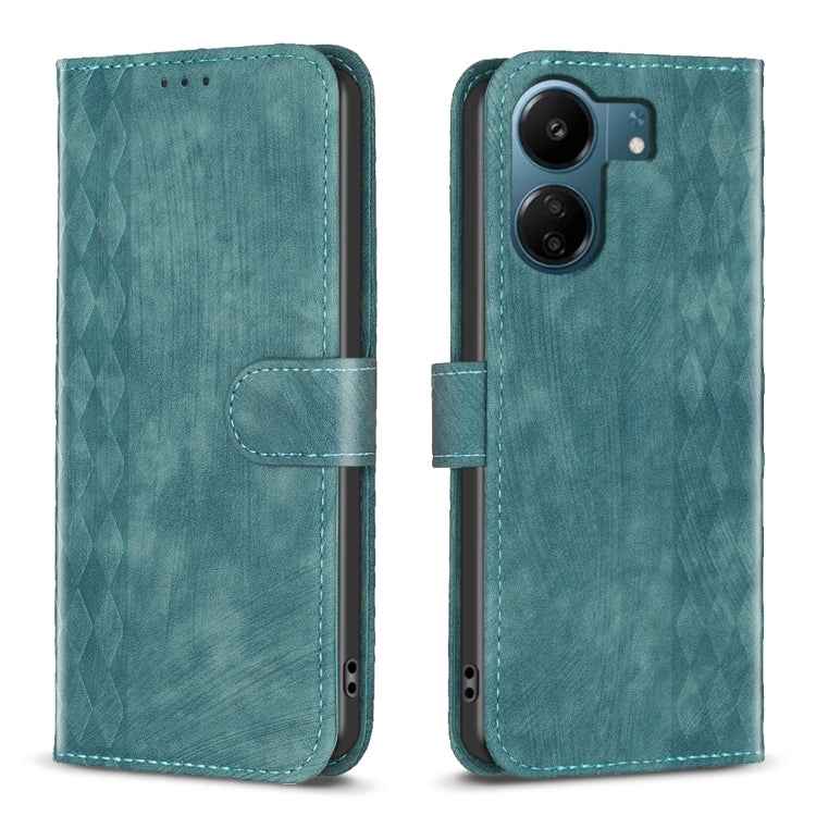 Plaid Embossed Leather Phone Case, For Xiaomi Redmi Note 13 Pro 4G Global, For Xiaomi Poco M6 Pro 4G, For Xiaomi Redmi Note 13 4G Global, For Xiaomi Redmi Note 13, For Xiaomi Redmi 13C, For Xiaomi Redmi Note 13 Pro+ 5G, For Xiaomi Redmi Note 13 Pro 5G�...