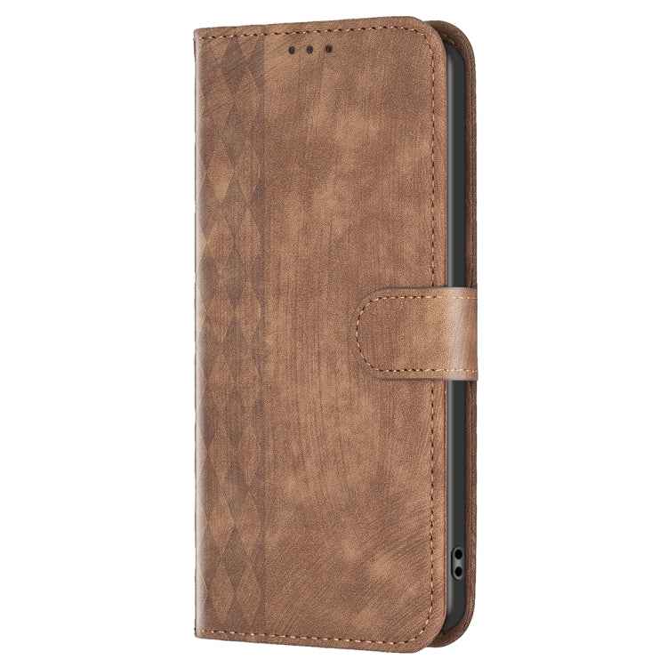 Plaid Embossed Leather Phone Case, For Xiaomi Redmi Note 13 Pro 4G Global, For Xiaomi Poco M6 Pro 4G, For Xiaomi Redmi Note 13 4G Global, For Xiaomi Redmi Note 13, For Xiaomi Redmi 13C, For Xiaomi Redmi Note 13 Pro+ 5G, For Xiaomi Redmi Note 13 Pro 5G�...