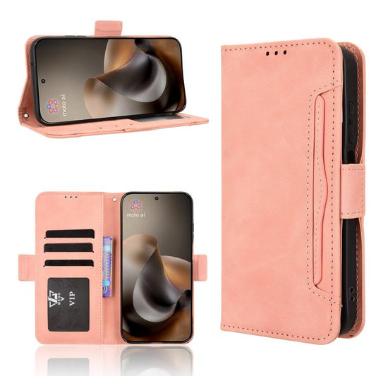 Skin Feel Calf Texture Card Slots Leather Phone Case, For Motorola Moto G Max / G87 / G67 / G77 5G, For Motorola Edge 5G 2026, For Motorola Moto G37 / G47 / G37 Power, For Motorola Edge 70 Pro 5G, For Motorola Moto X70 Air Pro / Signature 5G           ...