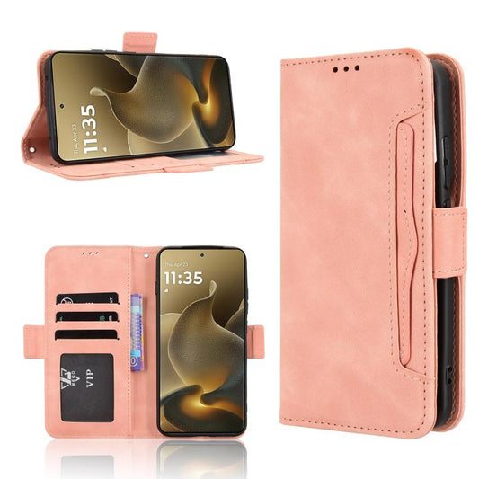 Skin Feel Calf Texture Card Slots Leather Phone Case, For Motorola Edge 70 Pro 5G, For Motorola Moto X70 Air Pro / Signature 5G, For Motorola Moto G17 / G17 Power 4G, For Motorola Moto G67 / G77 5G, For Motorola Edge 70 Fusion 5G                       ...