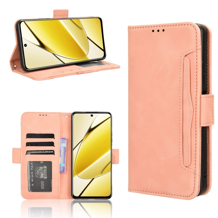 Skin Feel Calf Texture Card Slots Leather Phone Case, For Realme 12 / 12x 5G, For Realme Narzo 70 Pro 5G, For Realme 12+ 5G, For Realme Note 50 4G, For Realme 12 Pro / 12 Pro+ 5G, For Realme C67 4G, For Realme 11 4G Foreign, For Realme GT5 5G          ...