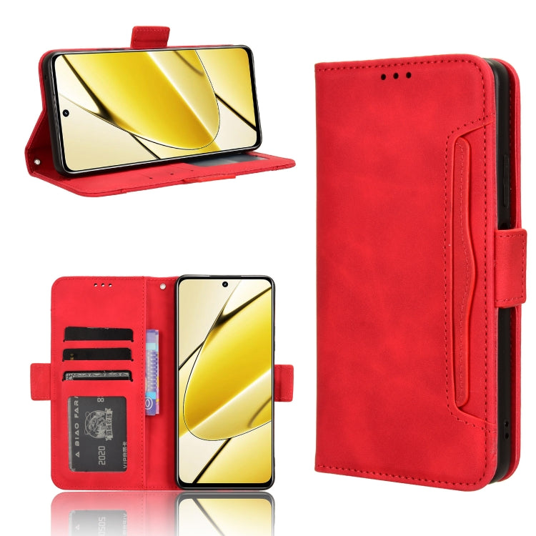 Skin Feel Calf Texture Card Slots Leather Phone Case, For Realme 12 / 12x 5G, For Realme Narzo 70 Pro 5G, For Realme 12+ 5G, For Realme Note 50 4G, For Realme 12 Pro / 12 Pro+ 5G, For Realme C67 4G, For Realme 11 4G Foreign, For Realme GT5 5G          ...