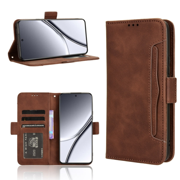Skin Feel Calf Texture Card Slots Leather Phone Case, For Realme 12 / 12x 5G, For Realme Narzo 70 Pro 5G, For Realme 12+ 5G, For Realme Note 50 4G, For Realme 12 Pro / 12 Pro+ 5G, For Realme C67 4G, For Realme 11 4G Foreign, For Realme GT5 5G          ...