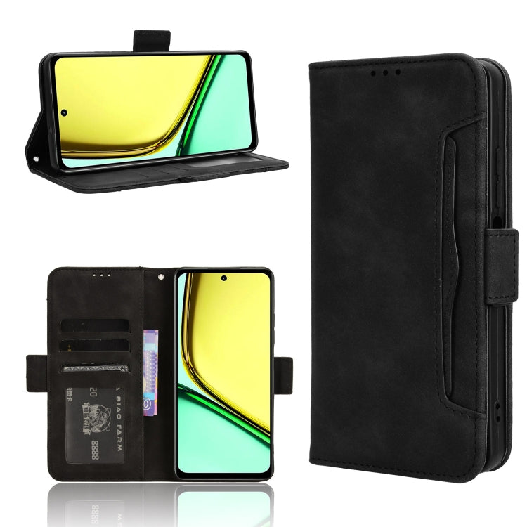 Skin Feel Calf Texture Card Slots Leather Phone Case, For Realme 12 / 12x 5G, For Realme Narzo 70 Pro 5G, For Realme 12+ 5G, For Realme Note 50 4G, For Realme 12 Pro / 12 Pro+ 5G, For Realme C67 4G, For Realme 11 4G Foreign, For Realme GT5 5G          ...