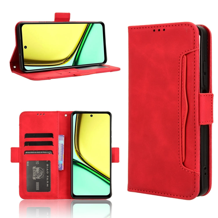 Skin Feel Calf Texture Card Slots Leather Phone Case, For Realme 12 / 12x 5G, For Realme Narzo 70 Pro 5G, For Realme 12+ 5G, For Realme Note 50 4G, For Realme 12 Pro / 12 Pro+ 5G, For Realme C67 4G, For Realme 11 4G Foreign, For Realme GT5 5G          ...