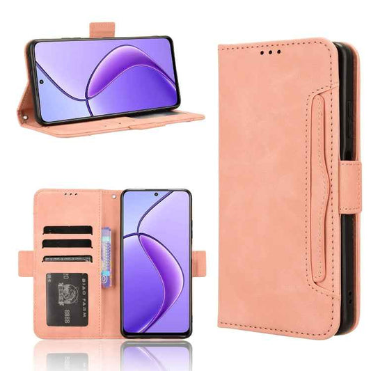 Skin Feel Calf Texture Card Slots Leather Phone Case, For Realme 12 / 12x 5G, For Realme Narzo 70 Pro 5G, For Realme 12+ 5G, For Realme Note 50 4G, For Realme 12 Pro / 12 Pro+ 5G, For Realme C67 4G, For Realme 11 4G Foreign, For Realme GT5 5G          ...