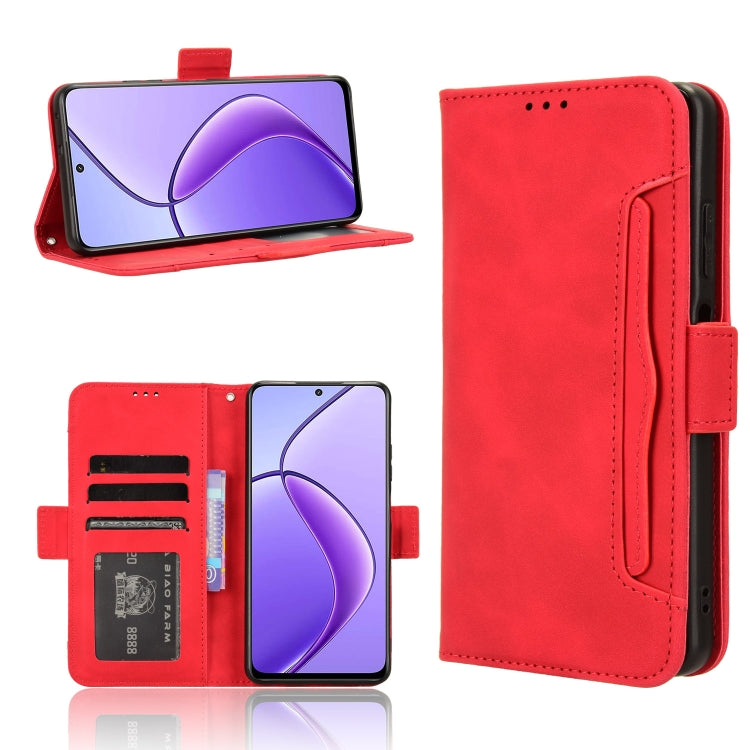 Skin Feel Calf Texture Card Slots Leather Phone Case, For Realme 12 / 12x 5G, For Realme Narzo 70 Pro 5G, For Realme 12+ 5G, For Realme Note 50 4G, For Realme 12 Pro / 12 Pro+ 5G, For Realme C67 4G, For Realme 11 4G Foreign, For Realme GT5 5G          ...