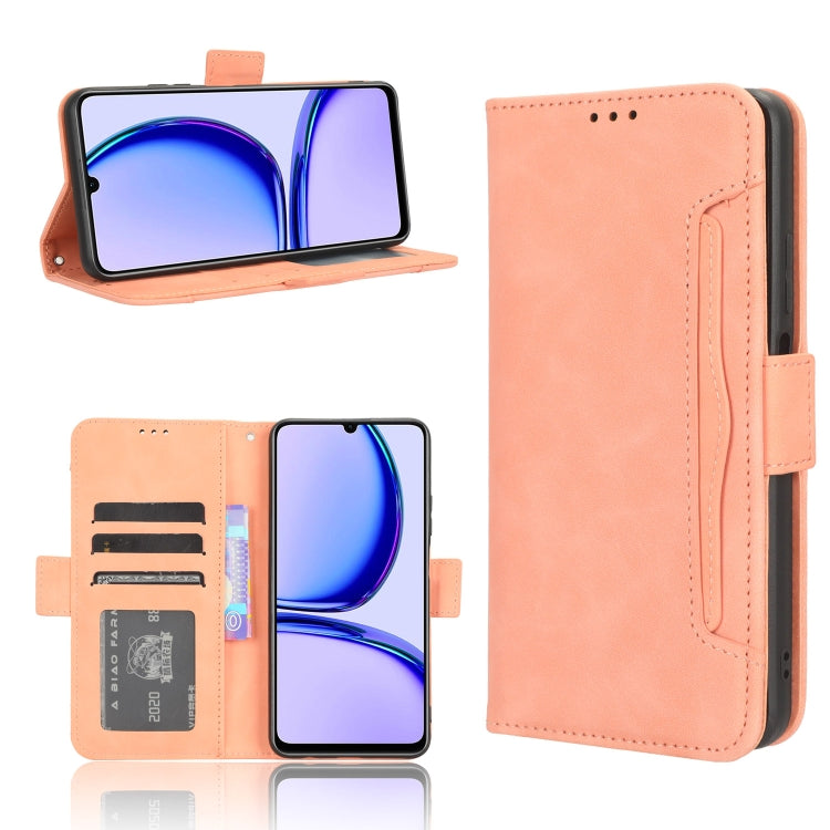 Skin Feel Calf Texture Card Slots Leather Phone Case, For Realme 12 / 12x 5G, For Realme Narzo 70 Pro 5G, For Realme 12+ 5G, For Realme Note 50 4G, For Realme 12 Pro / 12 Pro+ 5G, For Realme C67 4G, For Realme 11 4G Foreign, For Realme GT5 5G          ...
