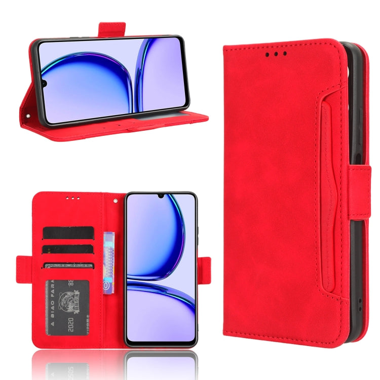 Skin Feel Calf Texture Card Slots Leather Phone Case, For Realme 12 / 12x 5G, For Realme Narzo 70 Pro 5G, For Realme 12+ 5G, For Realme Note 50 4G, For Realme 12 Pro / 12 Pro+ 5G, For Realme C67 4G, For Realme 11 4G Foreign, For Realme GT5 5G          ...