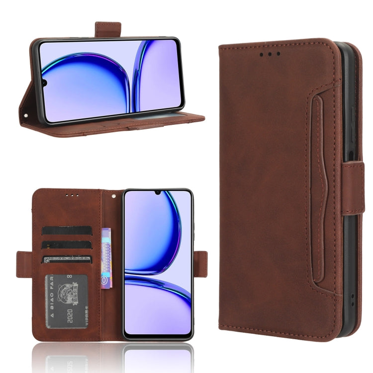 Skin Feel Calf Texture Card Slots Leather Phone Case, For Realme 12 / 12x 5G, For Realme Narzo 70 Pro 5G, For Realme 12+ 5G, For Realme Note 50 4G, For Realme 12 Pro / 12 Pro+ 5G, For Realme C67 4G, For Realme 11 4G Foreign, For Realme GT5 5G          ...
