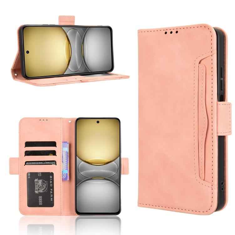 Skin Feel Calf Texture Card Slots Leather Phone Case, For Realme 14 Pro 5G, For Realme C75 4G, For Realme GT 7 Pro 5G, For Realme 13+ 5G Global, For Realme 13 Pro 5G / 13 Pro+ 5G, For Realme GT 6 / GT 6T / GT Neo6                                       ...