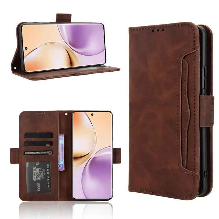 Skin Feel Calf Texture Card Slots Leather Phone Case, For Realme 14 Pro 5G, For Realme C75 4G, For Realme GT 7 Pro 5G, For Realme 13+ 5G Global, For Realme 13 Pro 5G / 13 Pro+ 5G, For Realme GT 6 / GT 6T / GT Neo6                                       ...