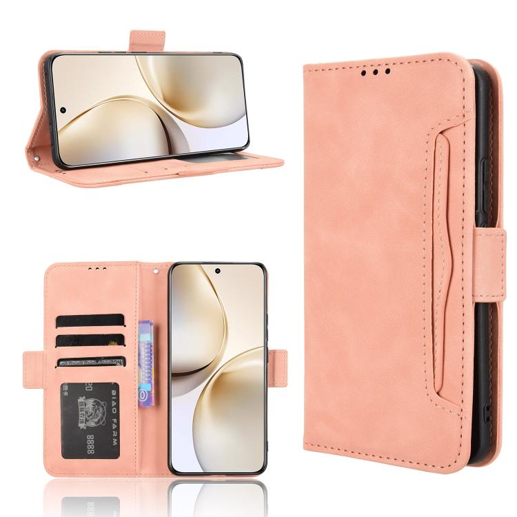 Skin Feel Calf Texture Card Slots Leather Phone Case, For Realme C71 4G, For Realme GT 7 5G, For Realme 14x 5G Malaysia / V70, For Realme 14 5G, For Realme P3 Ultra 5G, For Realme P3 5G / Neo7x 5G, For Realme 14 Pro Lite 5G, For Realme P3 Pro 5G       ...