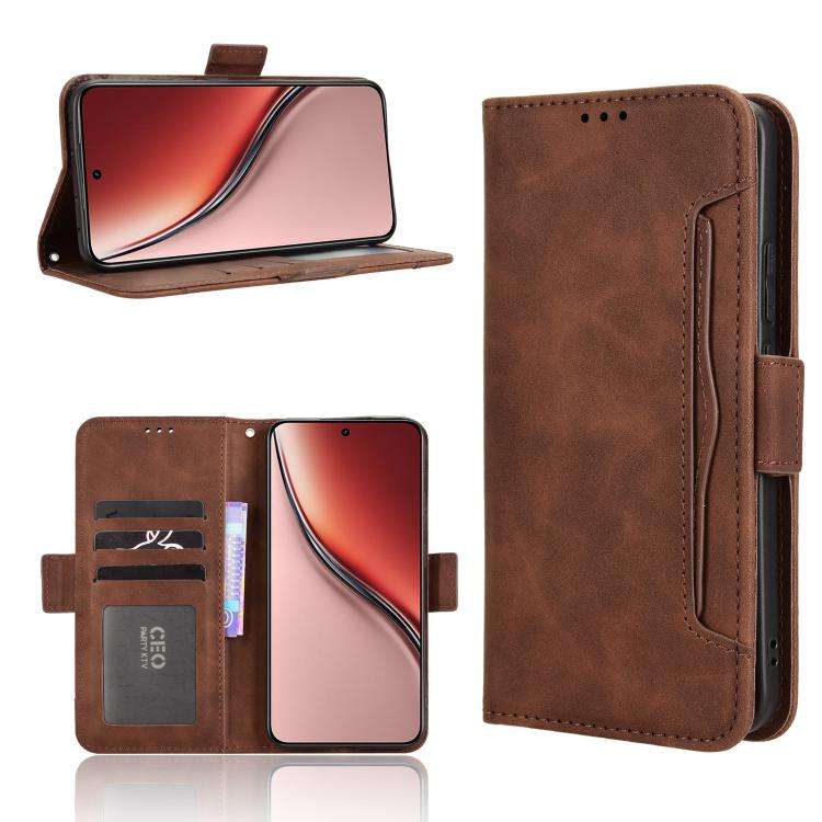 Skin Feel Calf Texture Card Slots Leather Phone Case, For Realme C71 4G, For Realme GT 7 5G, For Realme 14x 5G Malaysia / V70, For Realme 14 5G, For Realme P3 Ultra 5G, For Realme P3 5G / Neo7x 5G, For Realme 14 Pro Lite 5G, For Realme P3 Pro 5G       ...
