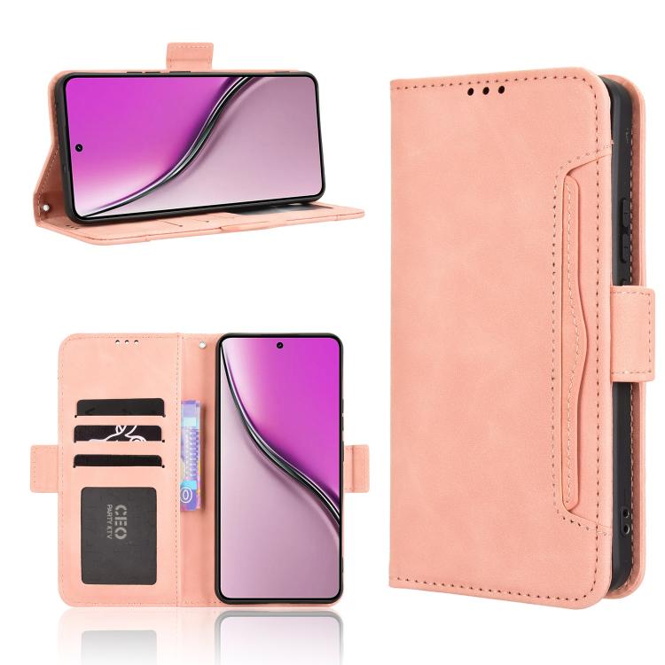 Skin Feel Calf Texture Card Slots Leather Phone Case, For Realme C71 4G, For Realme GT 7 5G, For Realme 14x 5G Malaysia / V70, For Realme 14 5G, For Realme P3 Ultra 5G, For Realme P3 5G / Neo7x 5G, For Realme 14 Pro Lite 5G, For Realme P3 Pro 5G       ...