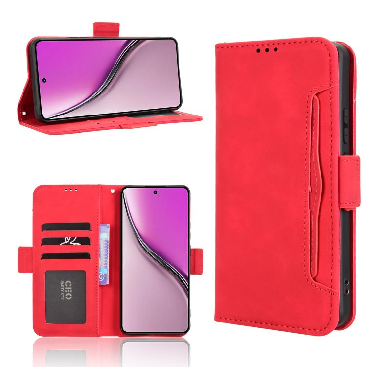 Skin Feel Calf Texture Card Slots Leather Phone Case, For Realme C71 4G, For Realme GT 7 5G, For Realme 14x 5G Malaysia / V70, For Realme 14 5G, For Realme P3 Ultra 5G, For Realme P3 5G / Neo7x 5G, For Realme 14 Pro Lite 5G, For Realme P3 Pro 5G       ...