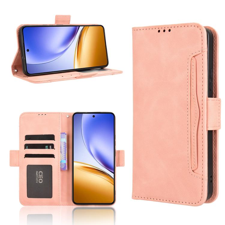 Skin Feel Calf Texture Card Slots Leather Phone Case, For Realme C71 4G, For Realme GT 7 5G, For Realme 14x 5G Malaysia / V70, For Realme 14 5G, For Realme P3 Ultra 5G, For Realme P3 5G / Neo7x 5G, For Realme 14 Pro Lite 5G, For Realme P3 Pro 5G       ...
