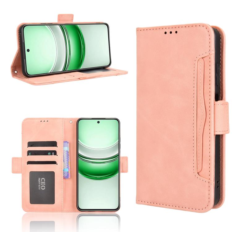 Skin Feel Calf Texture Card Slots Leather Phone Case, For Realme C71 4G, For Realme GT 7 5G, For Realme 14x 5G Malaysia / V70, For Realme 14 5G, For Realme P3 Ultra 5G, For Realme P3 5G / Neo7x 5G, For Realme 14 Pro Lite 5G, For Realme P3 Pro 5G       ...