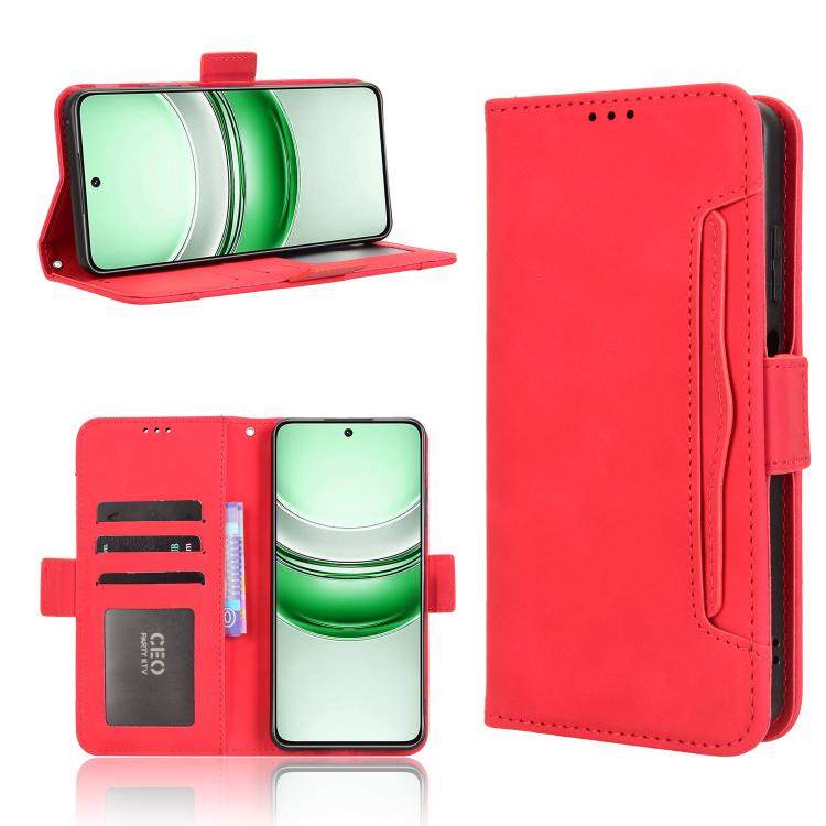 Skin Feel Calf Texture Card Slots Leather Phone Case, For Realme C71 4G, For Realme GT 7 5G, For Realme 14x 5G Malaysia / V70, For Realme 14 5G, For Realme P3 Ultra 5G, For Realme P3 5G / Neo7x 5G, For Realme 14 Pro Lite 5G, For Realme P3 Pro 5G       ...