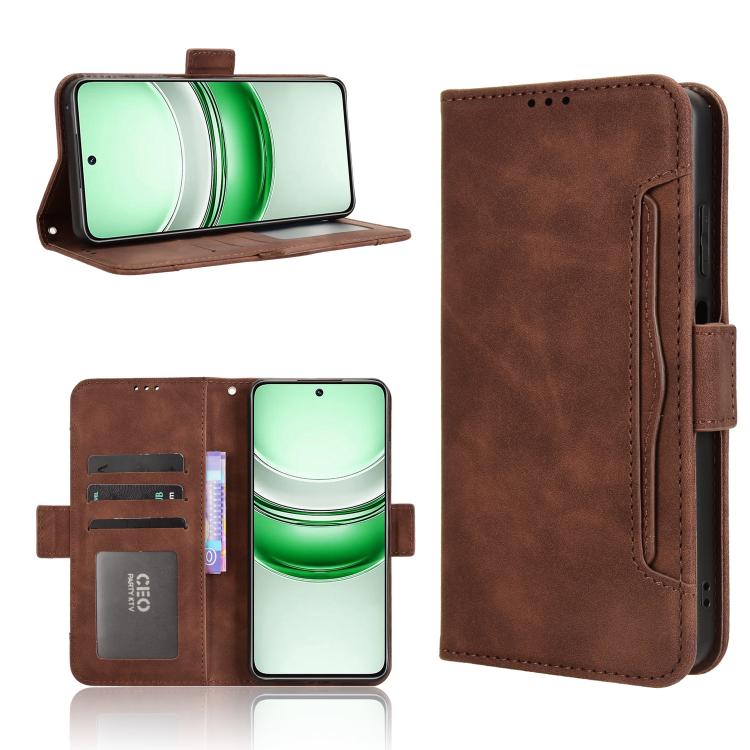 Skin Feel Calf Texture Card Slots Leather Phone Case, For Realme C71 4G, For Realme GT 7 5G, For Realme 14x 5G Malaysia / V70, For Realme 14 5G, For Realme P3 Ultra 5G, For Realme P3 5G / Neo7x 5G, For Realme 14 Pro Lite 5G, For Realme P3 Pro 5G       ...