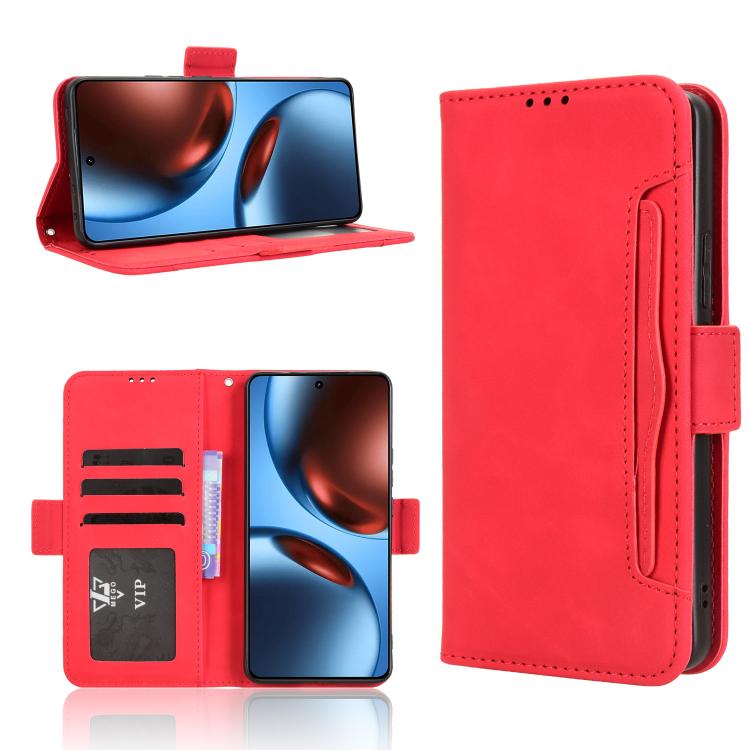 Skin Feel Calf Texture Card Slots Leather Phone Case, For Realme C71 4G, For Realme GT 7 5G, For Realme 14x 5G Malaysia / V70, For Realme 14 5G, For Realme P3 Ultra 5G, For Realme P3 5G / Neo7x 5G, For Realme 14 Pro Lite 5G, For Realme P3 Pro 5G       ...
