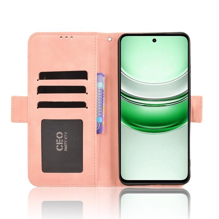 Skin Feel Calf Texture Card Slots Leather Phone Case, For Realme C71 4G, For Realme GT 7 5G, For Realme 14x 5G Malaysia / V70, For Realme 14 5G, For Realme P3 Ultra 5G, For Realme P3 5G / Neo7x 5G, For Realme 14 Pro Lite 5G, For Realme P3 Pro 5G       ...