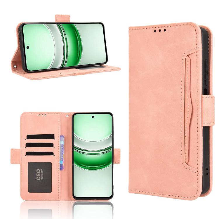 Skin Feel Calf Texture Card Slots Leather Phone Case, For Realme C71 4G, For Realme GT 7 5G, For Realme 14x 5G Malaysia / V70, For Realme 14 5G, For Realme P3 Ultra 5G, For Realme P3 5G / Neo7x 5G, For Realme 14 Pro Lite 5G, For Realme P3 Pro 5G       ...