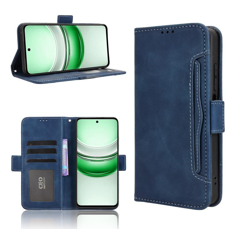 Skin Feel Calf Texture Card Slots Leather Phone Case, For Realme C71 4G, For Realme GT 7 5G, For Realme 14x 5G Malaysia / V70, For Realme 14 5G, For Realme P3 Ultra 5G, For Realme P3 5G / Neo7x 5G, For Realme 14 Pro Lite 5G, For Realme P3 Pro 5G       ...
