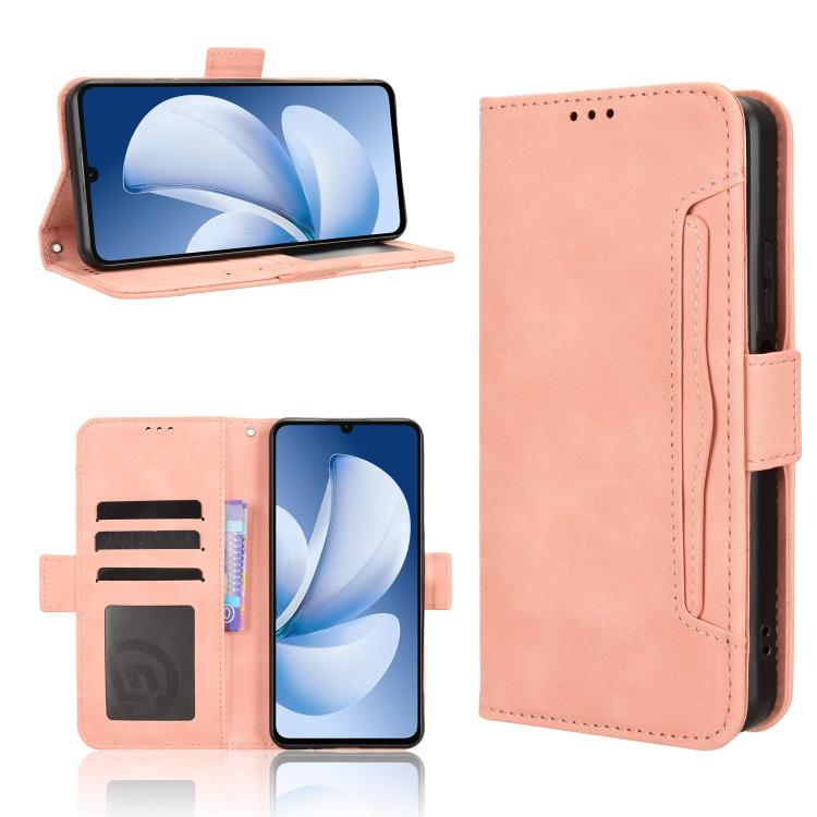 Skin Feel Calf Texture Card Slots Leather Phone Case, For Realme C85 Pro 4G, For Realme P4 Pro 5G, For Realme P4 5G, For Realme 15T 5G, For Realme C71 4G India / Note 70T 4G, For Realme 15 5G / 15 Pro 5G, For Realme 15 SEA, For Realme C71 4G           ...