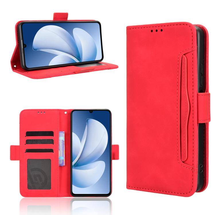 Skin Feel Calf Texture Card Slots Leather Phone Case, For Realme C85 Pro 4G, For Realme P4 Pro 5G, For Realme P4 5G, For Realme 15T 5G, For Realme C71 4G India / Note 70T 4G, For Realme 15 5G / 15 Pro 5G, For Realme 15 SEA, For Realme C71 4G           ...