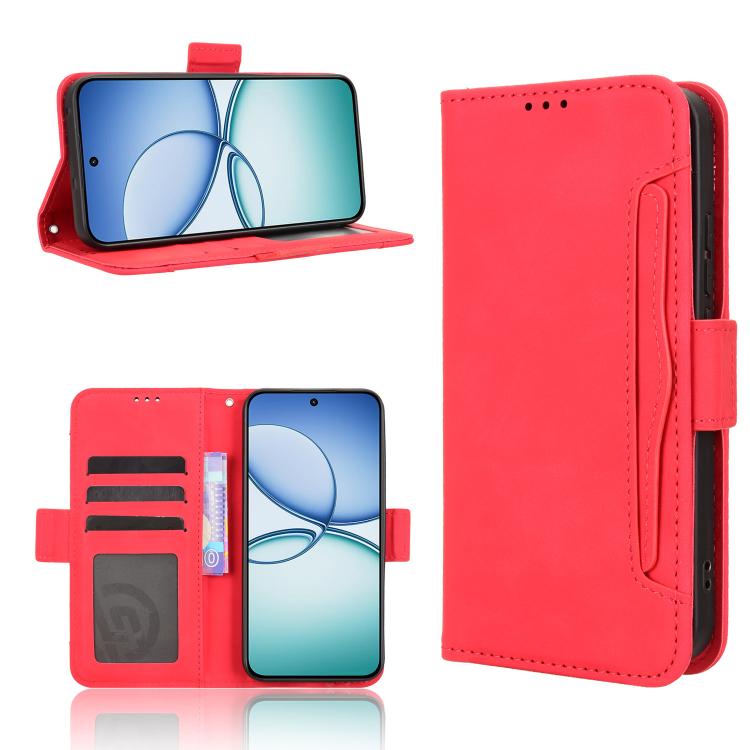 Skin Feel Calf Texture Card Slots Leather Phone Case, For Realme C85 Pro 4G, For Realme P4 Pro 5G, For Realme P4 5G, For Realme 15T 5G, For Realme C71 4G India / Note 70T 4G, For Realme 15 5G / 15 Pro 5G, For Realme 15 SEA, For Realme C71 4G           ...