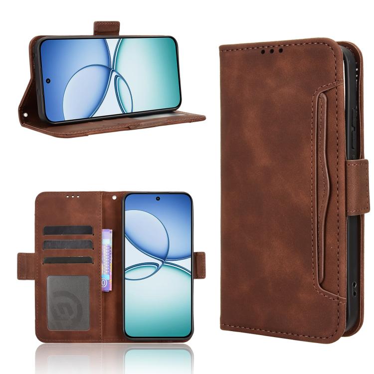 Skin Feel Calf Texture Card Slots Leather Phone Case, For Realme C85 Pro 4G, For Realme P4 Pro 5G, For Realme P4 5G, For Realme 15T 5G, For Realme C71 4G India / Note 70T 4G, For Realme 15 5G / 15 Pro 5G, For Realme 15 SEA, For Realme C71 4G           ...