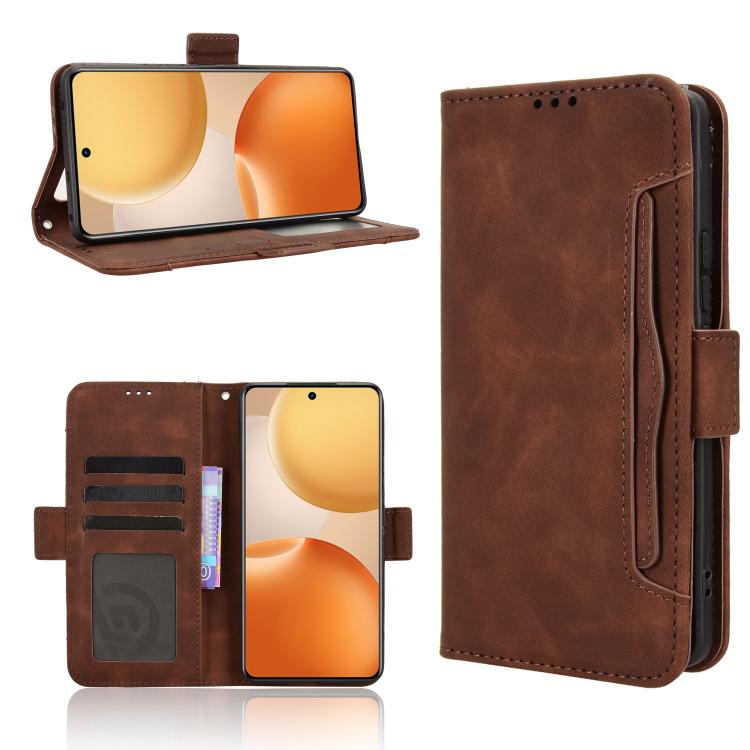 Skin Feel Calf Texture Card Slots Leather Phone Case, For Realme P4x 5G, For Realme 15x 5G India / C85 5G, For Realme C85 Pro 4G, For Realme P4 Pro 5G, For Realme P4 5G, For Realme 15T 5G, For Realme C71 4G India / Note 70T 4G                          ...
