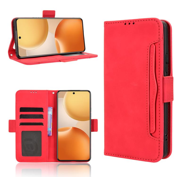 Skin Feel Calf Texture Card Slots Leather Phone Case, For Realme P4x 5G, For Realme 15x 5G India / C85 5G, For Realme C85 Pro 4G, For Realme P4 Pro 5G, For Realme P4 5G, For Realme 15T 5G, For Realme C71 4G India / Note 70T 4G                          ...