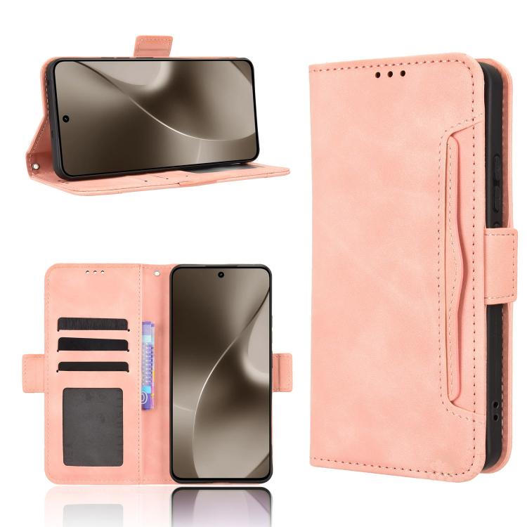 Skin Feel Calf Texture Card Slots Leather Phone Case, For Realme C85 Pro 4G, For Realme P4 Pro 5G, For Realme P4 5G, For Realme 15T 5G, For Realme C71 4G India / Note 70T 4G, For Realme 15 5G / 15 Pro 5G, For Realme 15 SEA, For Realme C71 4G           ...