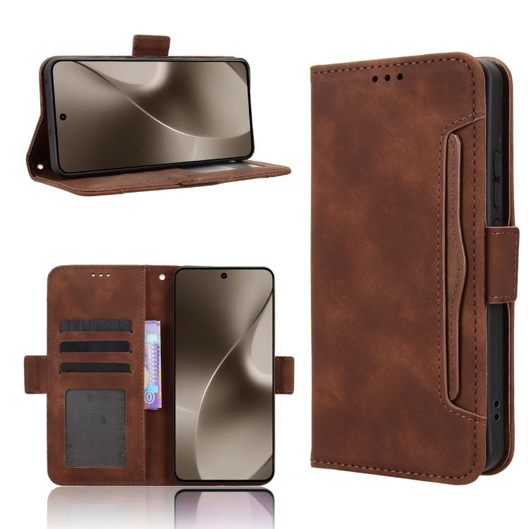 Skin Feel Calf Texture Card Slots Leather Phone Case, For Realme C85 Pro 4G, For Realme P4 Pro 5G, For Realme P4 5G, For Realme 15T 5G, For Realme C71 4G India / Note 70T 4G, For Realme 15 5G / 15 Pro 5G, For Realme 15 SEA, For Realme C71 4G           ...