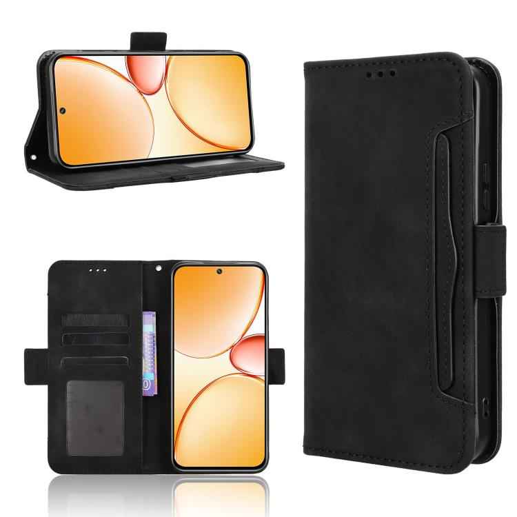 Skin Feel Calf Texture Card Slots Leather Phone Case, For Realme P4x 5G, For Realme 15x 5G India / C85 5G, For Realme C85 Pro 4G, For Realme P4 Pro 5G, For Realme P4 5G, For Realme 15T 5G, For Realme C71 4G India / Note 70T 4G                          ...