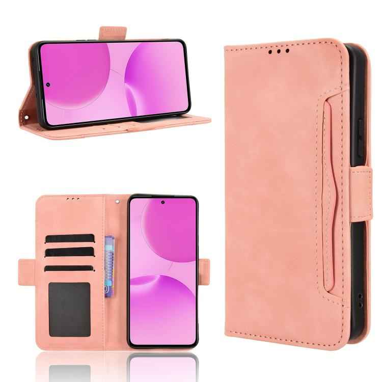 Skin Feel Calf Texture Card Slots Leather Phone Case, For Realme P4x 5G, For Realme 15x 5G India / C85 5G, For Realme C85 Pro 4G, For Realme P4 Pro 5G, For Realme P4 5G, For Realme 15T 5G, For Realme C71 4G India / Note 70T 4G                          ...