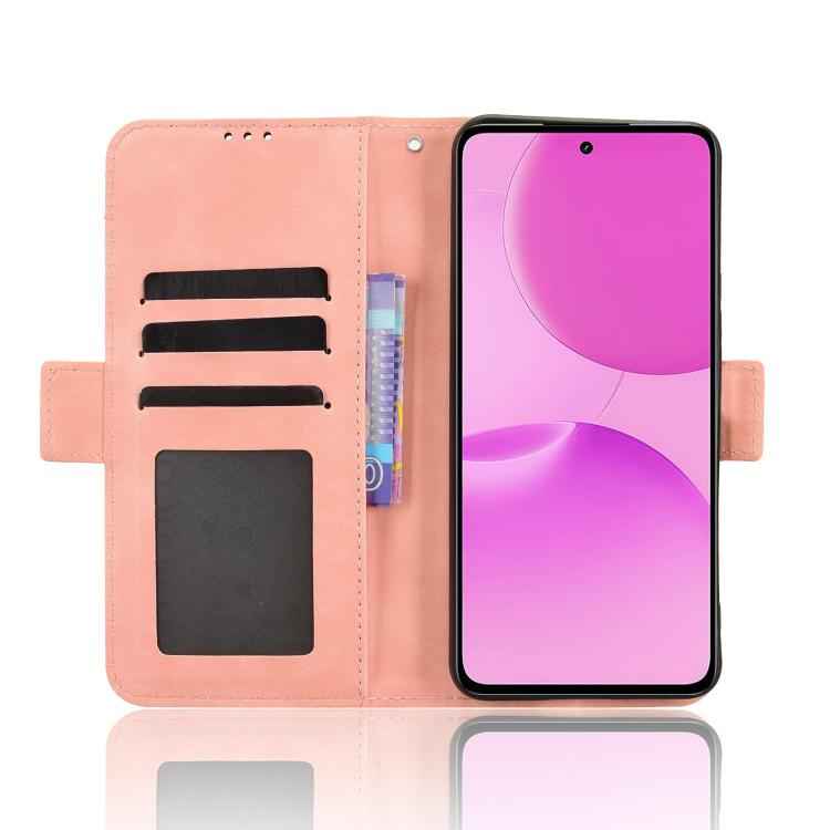 Skin Feel Calf Texture Card Slots Leather Phone Case, For Realme P4x 5G, For Realme 15x 5G India / C85 5G, For Realme C85 Pro 4G, For Realme P4 Pro 5G, For Realme P4 5G, For Realme 15T 5G, For Realme C71 4G India / Note 70T 4G                          ...