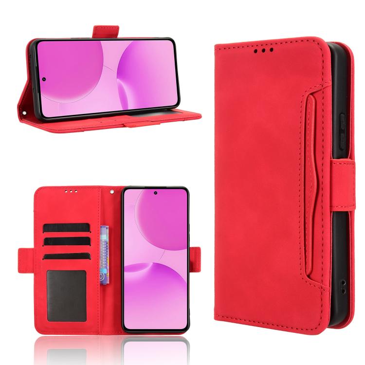 Skin Feel Calf Texture Card Slots Leather Phone Case, For Realme P4x 5G, For Realme 15x 5G India / C85 5G, For Realme C85 Pro 4G, For Realme P4 Pro 5G, For Realme P4 5G, For Realme 15T 5G, For Realme C71 4G India / Note 70T 4G                          ...