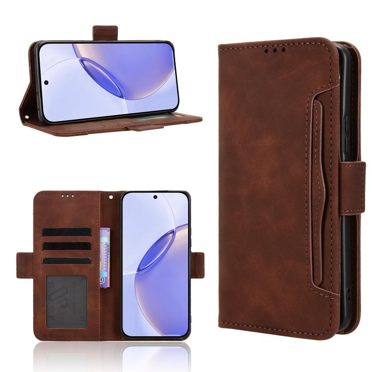 Skin Feel Calf Texture Card Slots Leather Phone Case, For Realme C100 4G, For Realme C83 5G / P4 Lite 5G, For Realme P4 Power 5G, For Realme Note 80 4G, For Realme 16 5G, For Realme 16 Pro+ 5G, For Realme 16 Pro 5G, For Realme P4x 5G                   ...