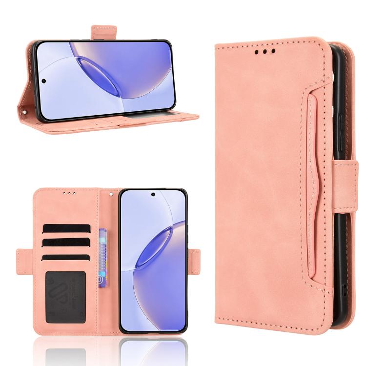 Skin Feel Calf Texture Card Slots Leather Phone Case, For Realme C100 4G, For Realme C83 5G / P4 Lite 5G, For Realme P4 Power 5G, For Realme Note 80 4G, For Realme 16 5G, For Realme 16 Pro+ 5G, For Realme 16 Pro 5G, For Realme P4x 5G                   ...