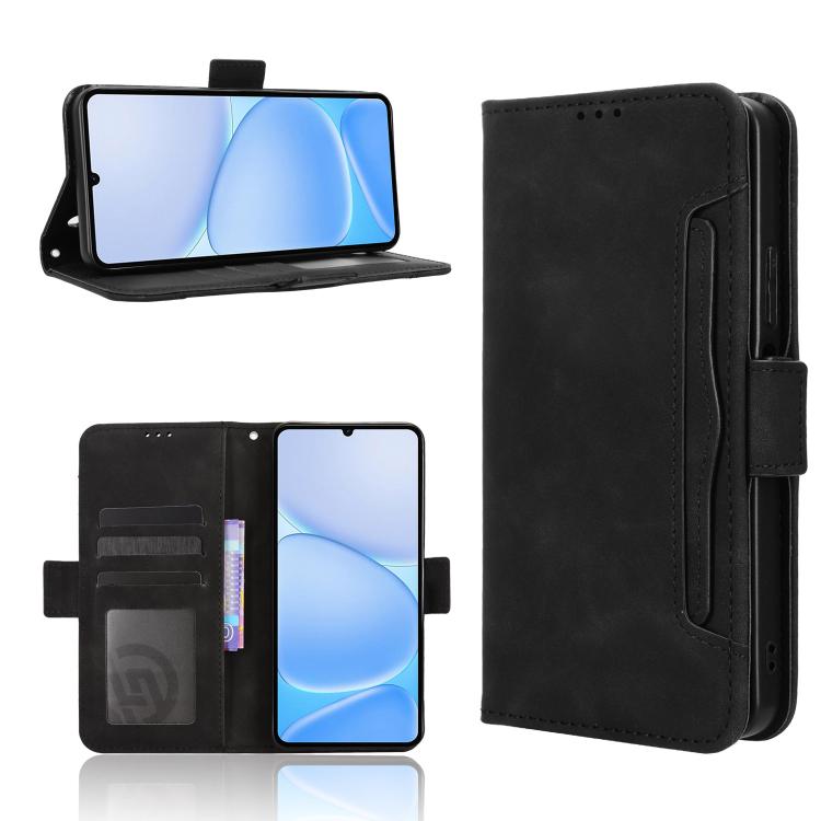 Skin Feel Calf Texture Card Slots Leather Phone Case, For Realme C100 4G, For Realme C83 5G / P4 Lite 5G, For Realme P4 Power 5G, For Realme Note 80 4G, For Realme 16 5G, For Realme 16 Pro+ 5G, For Realme 16 Pro 5G, For Realme P4x 5G                   ...