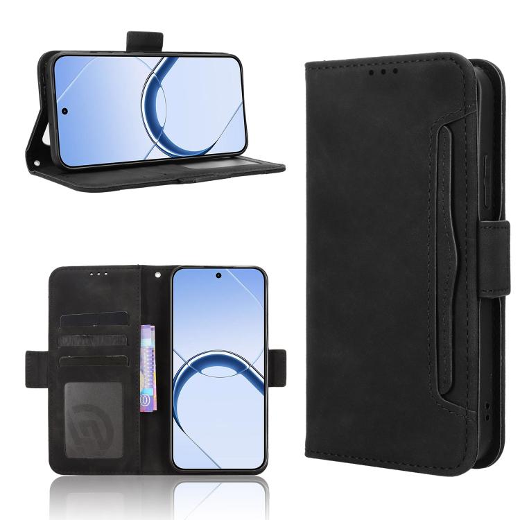 Skin Feel Calf Texture Card Slots Leather Phone Case, For Realme C100 4G, For Realme C83 5G / P4 Lite 5G, For Realme P4 Power 5G, For Realme Note 80 4G, For Realme 16 5G, For Realme 16 Pro+ 5G, For Realme 16 Pro 5G, For Realme P4x 5G                   ...