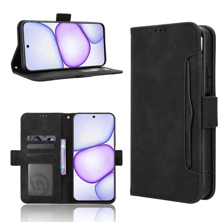 Skin Feel Calf Texture Card Slots Leather Phone Case, For Realme 16T 5G, For Realme C100i 4G / C100x 4G, For Realme C100 4G, For Realme C83 5G / P4 Lite 5G, For Realme P4 Power 5G, For Realme Note 80 4G, For Realme 16 5G, For Realme 16 Pro+ 5G         ...