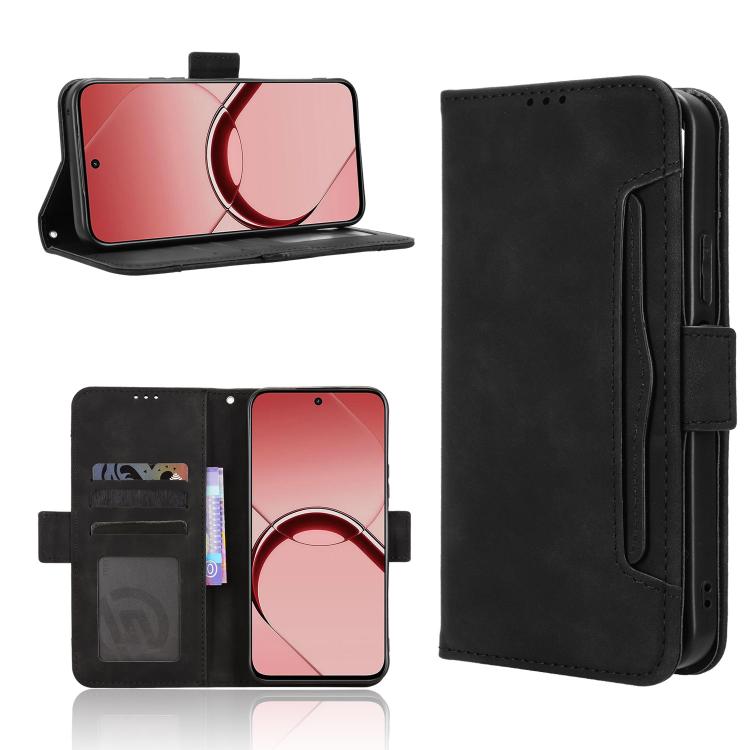 Skin Feel Calf Texture Card Slots Leather Phone Case, For Realme 16T 5G, For Realme C100i 4G / C100x 4G, For Realme C100 4G, For Realme C83 5G / P4 Lite 5G, For Realme P4 Power 5G, For Realme Note 80 4G, For Realme 16 5G, For Realme 16 Pro+ 5G         ...