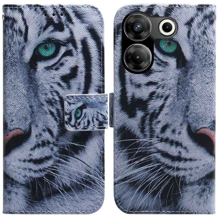 Coloured Drawing Flip Leather Phone Case, For Tecno Pova 5 Pro, For Tecno Pova Neo 3, For Tecno Camon 20 Premier 5G, For Tecno Camon 20 Pro 5G
