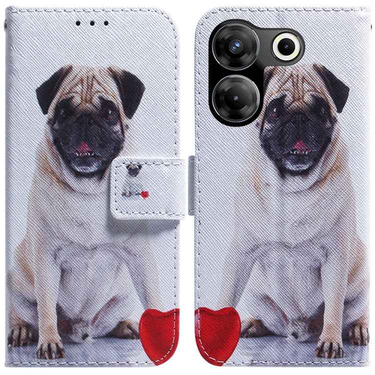 Coloured Drawing Flip Leather Phone Case, For Tecno Pova 5 Pro, For Tecno Pova Neo 3, For Tecno Camon 20 Premier 5G, For Tecno Camon 20 Pro 5G